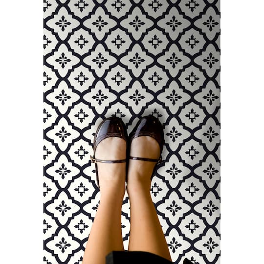 FloorPops Comet Peel & Stick Floor Tiles